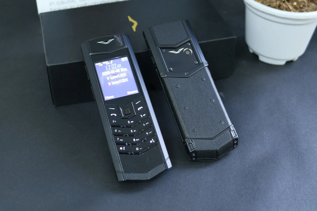 Classic Senior Mobile Phone Elegant Metal Signature Handmade Cellphone Dual SIM Bluetooth Dialer Ebook Luxury Elderly Phone