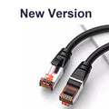 Newest Cat6 Ethernet Cable Network Cable Cat 6 Flat Round Internet LAN Cord 40Gbps For Router PS4 1m-5m 10m 15m 20m 2025