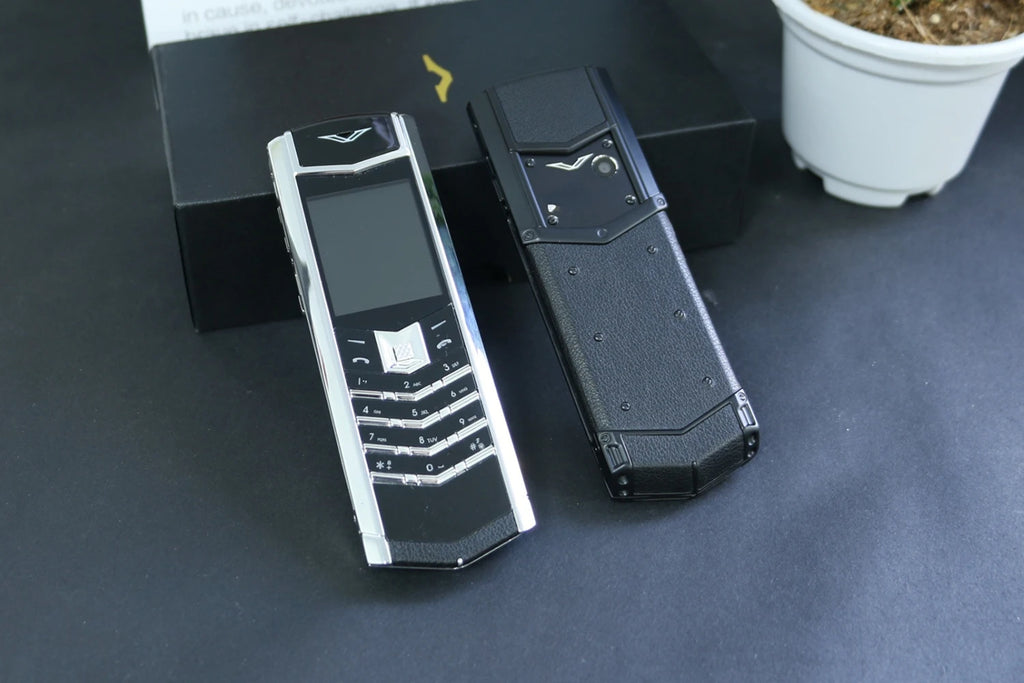 Classic Senior Mobile Phone Elegant Metal Signature Handmade Cellphone Dual SIM Bluetooth Dialer Ebook Luxury Elderly Phone