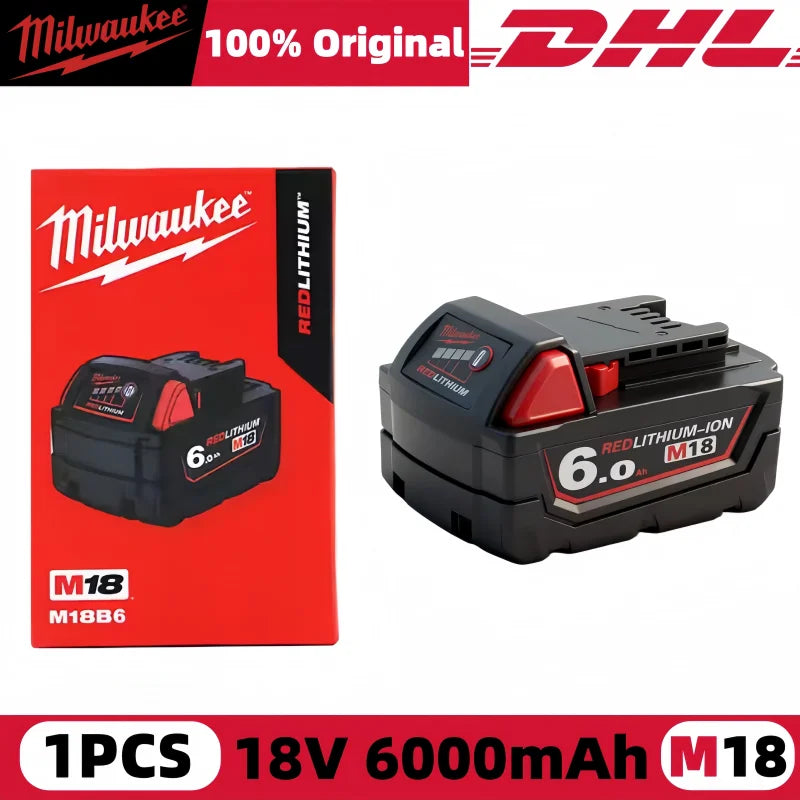 Milwaukee M12 REDLITHIUM HB 6.0Ah Extended Capacity Battery – 12V Rechargeable for M12 Cordless Tools (Model: 48-11-2402)