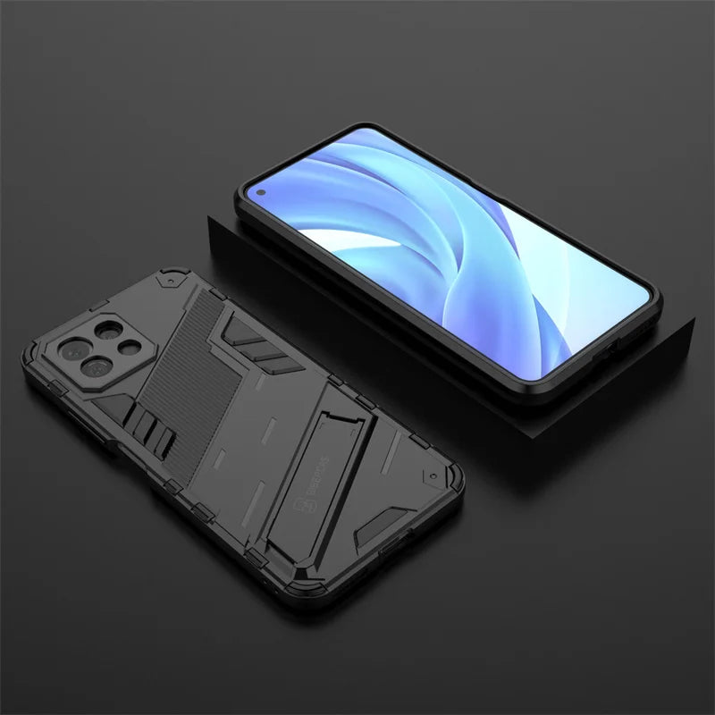 For Xiaomi Mi 11 Lite Case Armor Shockproof Magnetic Back Cover for Mi11 Lite 5G NE Mi 11 Light 11Lite Stand Holder Phone Cases