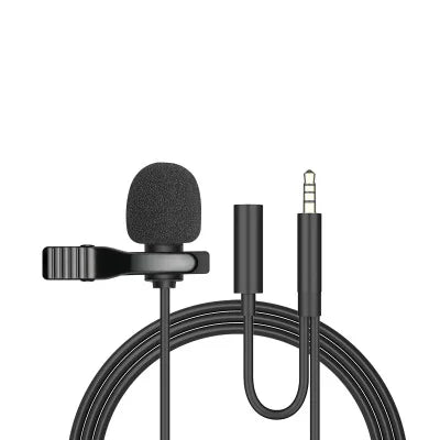 1.5m Portable USB Mini Lavalier Microphone USB/3.5mm/Type-C Metal Clip Lapel Mic Condenser Microphone For PC Laptop Mobile Phone
