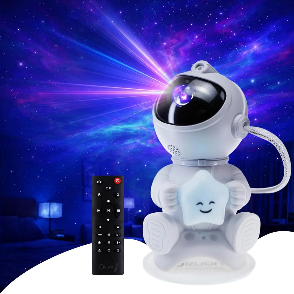 Galaxy Star Projector Night Light Astronaut Space Ceiling LED Lamp for Bedroom Home Decor Kids Gift - Starry Nebula Projector