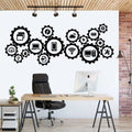 Tech Technology Social Media Wall Decals Information Technology Science Kids Room Playroom Office Classroom Decor Stickers Gifts