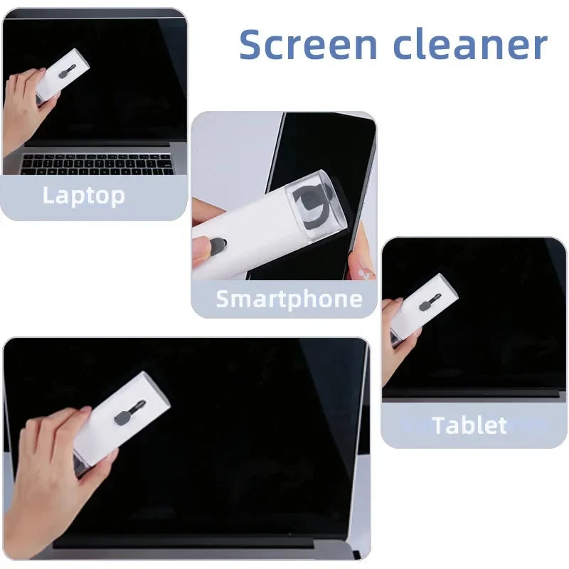 7 in 1 Computer Keyboard Cleaner Brush Kit Earphone Cleaning Pen For Headset Keyboard Cleaning Tools Cleaner Keycap Puller Kit