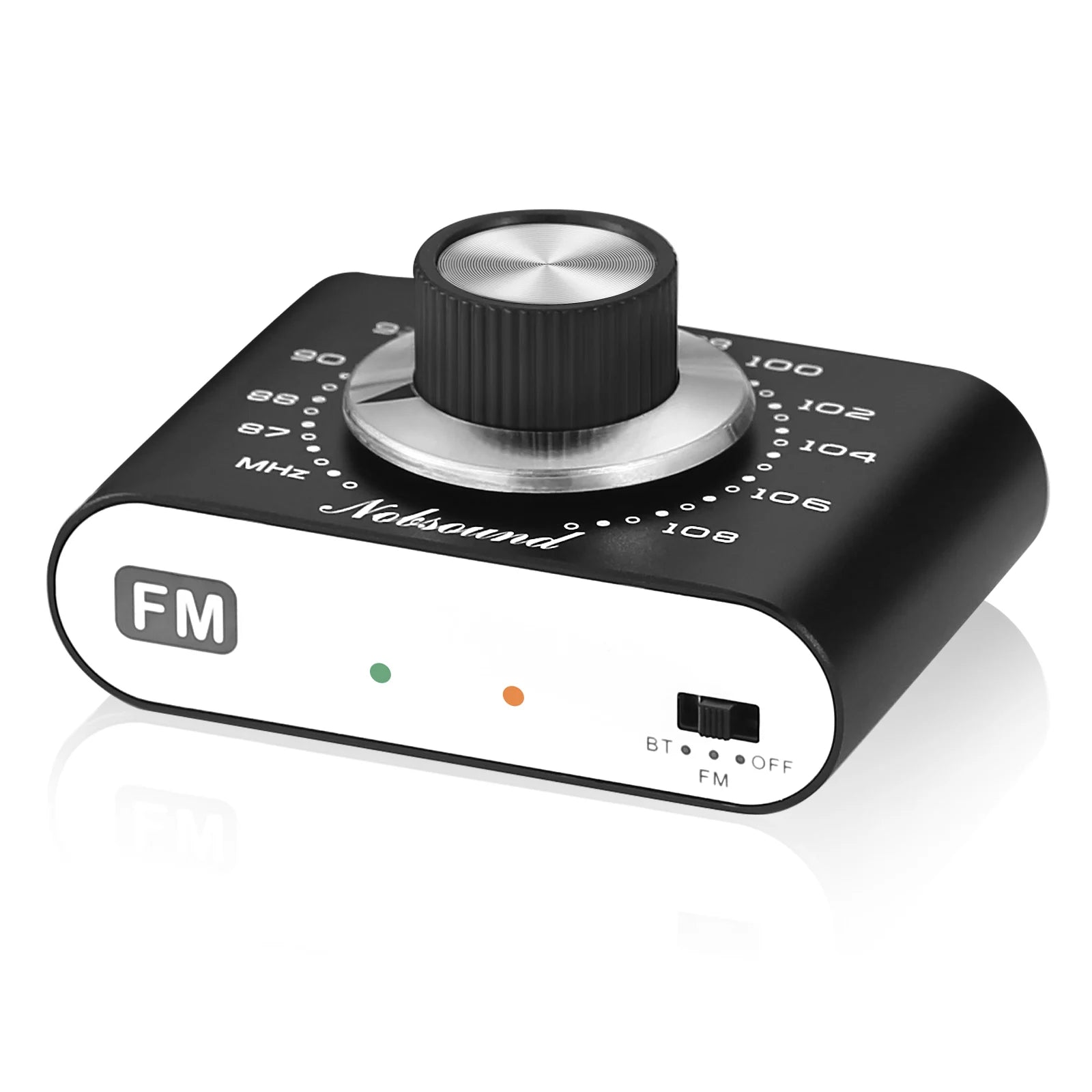 Douk Audio Portable 87-108Mhz FM Radio Tuner Stereo Bluetooth 5.0 Receiver Rechargeable with 3.5mm Out