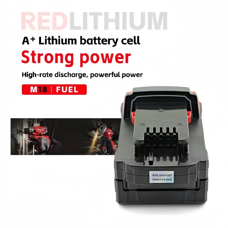 Milwaukee M12 REDLITHIUM HB 6.0Ah Extended Capacity Battery – 12V Rechargeable for M12 Cordless Tools (Model: 48-11-2402)