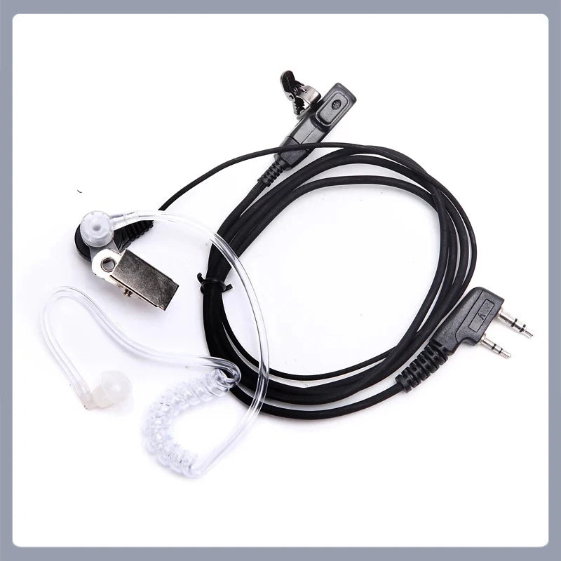 Headset Acoustic 2-Pin K Type for Baofeng Walkie Talkie UV5R UV-13 Pro Air Tube Earpiece UV-21 QuanSheng UV5R Plus UV-K5 UV-K6