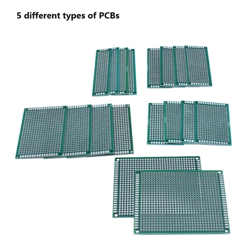 Electronic Component Kit including Assortment + Capacitors + Resistors + LED + Transistors + DC Jacks + PCB +opamp