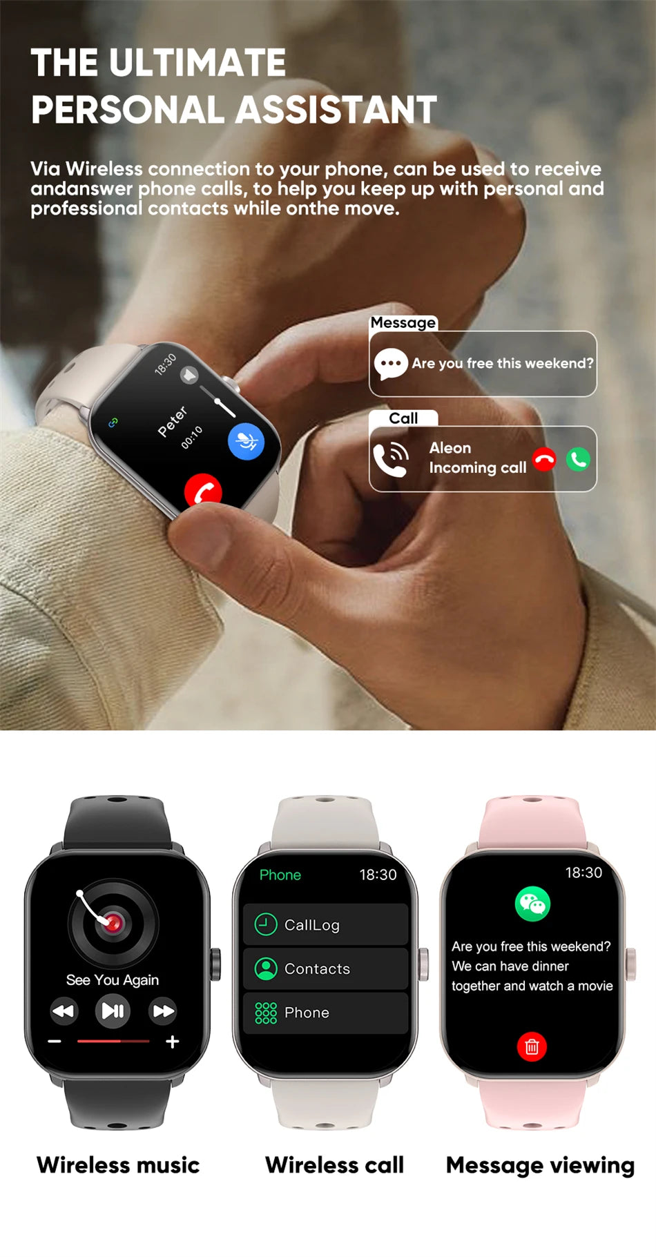 For Xiaomi Watch 5 Global Version Men Women HD AMOLED Screen Heart Rate Bluetooth Call GPS Track Waterproof Sports Smart Watch