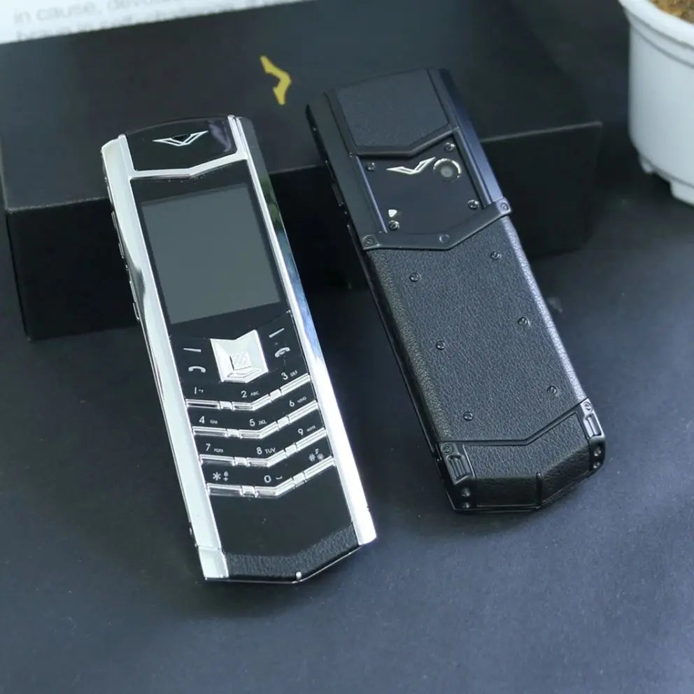 Classic Senior Mobile Phone Elegant Metal Signature Handmade Cellphone Dual SIM Bluetooth Dialer Ebook Luxury Elderly Phone