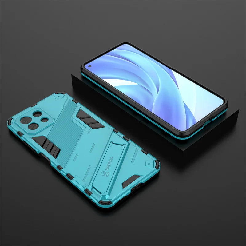 For Xiaomi Mi 11 Lite Case Armor Shockproof Magnetic Back Cover for Mi11 Lite 5G NE Mi 11 Light 11Lite Stand Holder Phone Cases