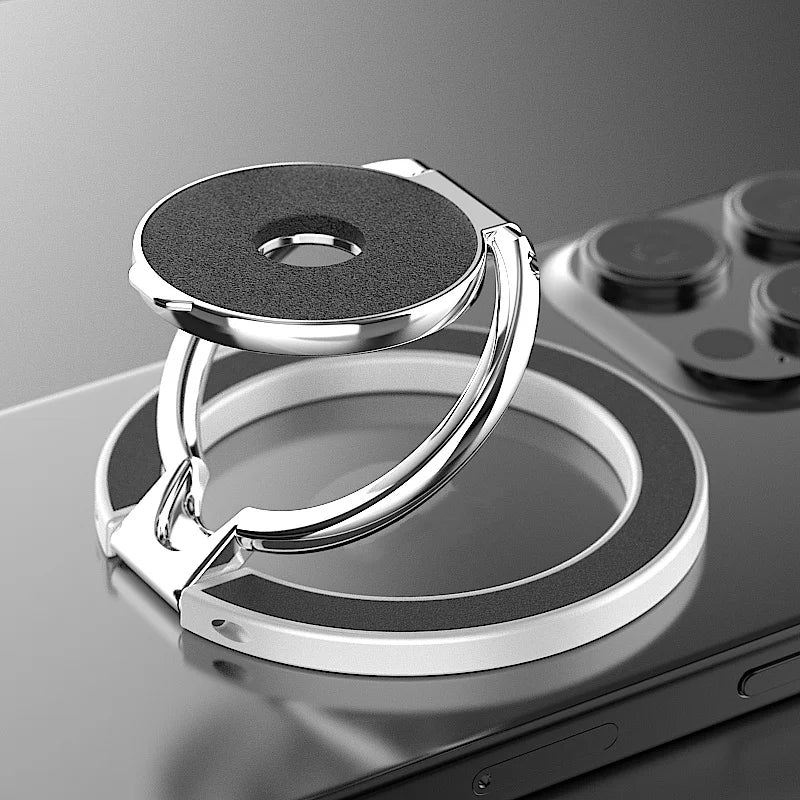 MagSafe Double Sided Magnetic Phone Ring Holder Portable Folding Cellphone Stand Accessory Grip Bracket Support Universal