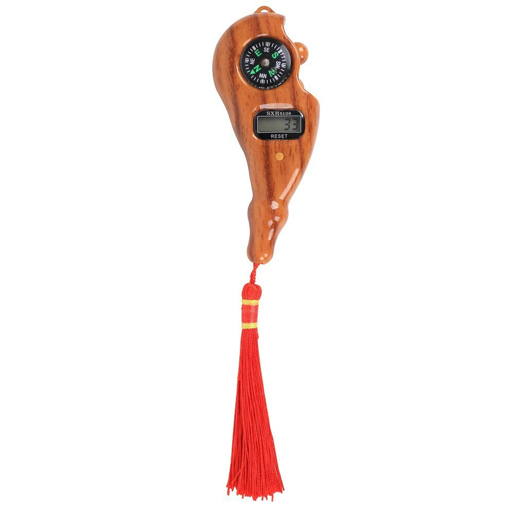 Electronic Digital Electronic Tally Counter with Compass Tassel Finger Game Toy Manual Reset Decompress Relax Tool LCD Register