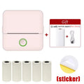 X6 mini HD printer portable sticker label Printer Bluetooth pocket thermal printer with paper for student note inkless printing