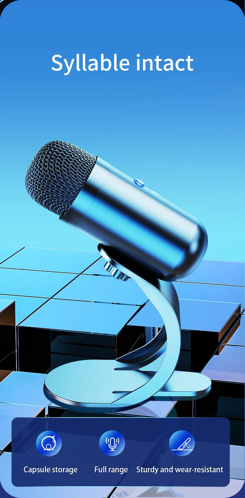 Professional Wired Condenser conference Microphone gooseneck desktop High voice quality Mic Computer Gaming USB Microphone