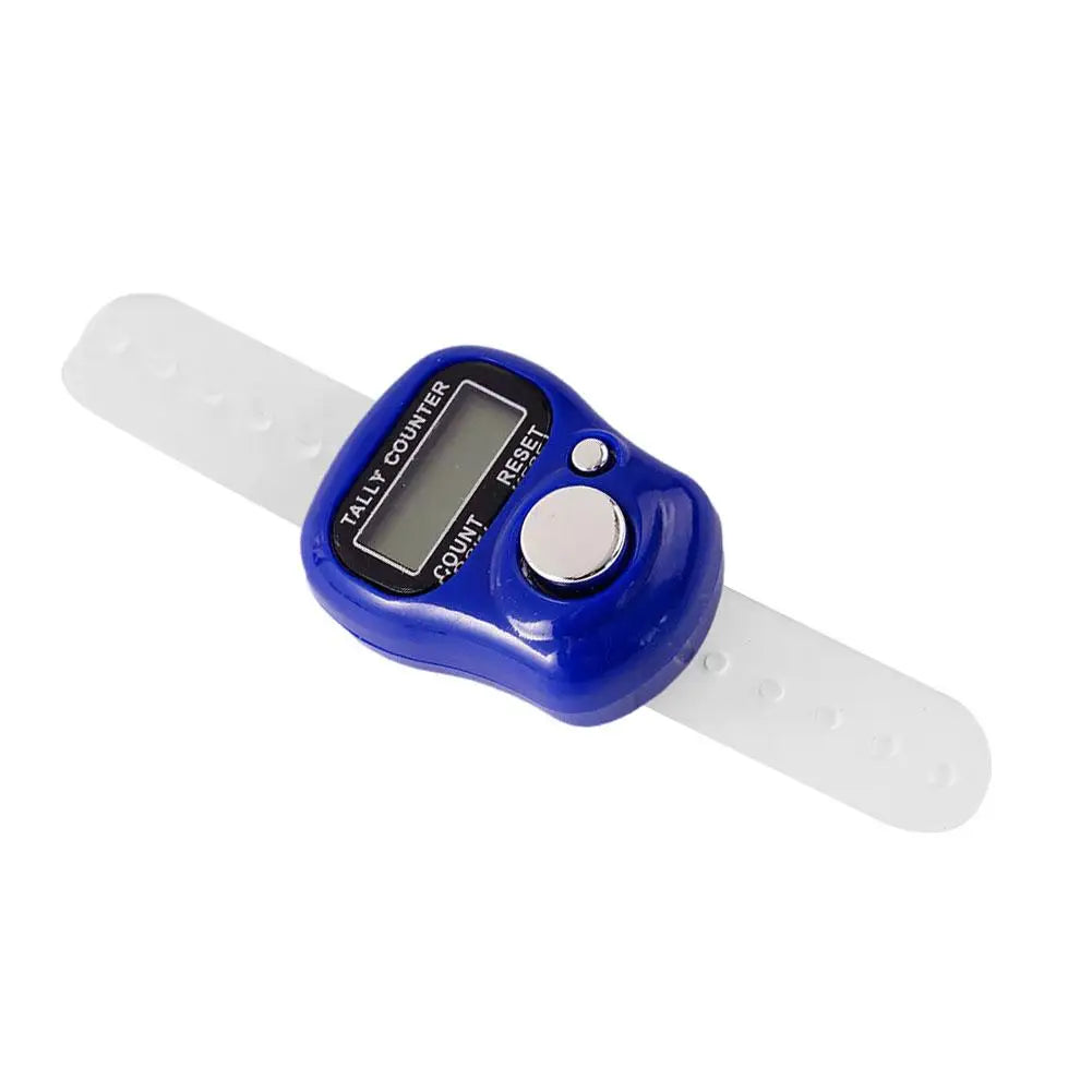 Mini Electronic Finger Counter Hand Tally Clicker Counter Ring Digital Counters Knitting Row Counter New