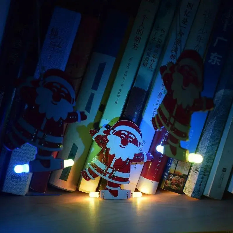 Lovely Santa Xmas Tree Decoration Electronic LED Electronic