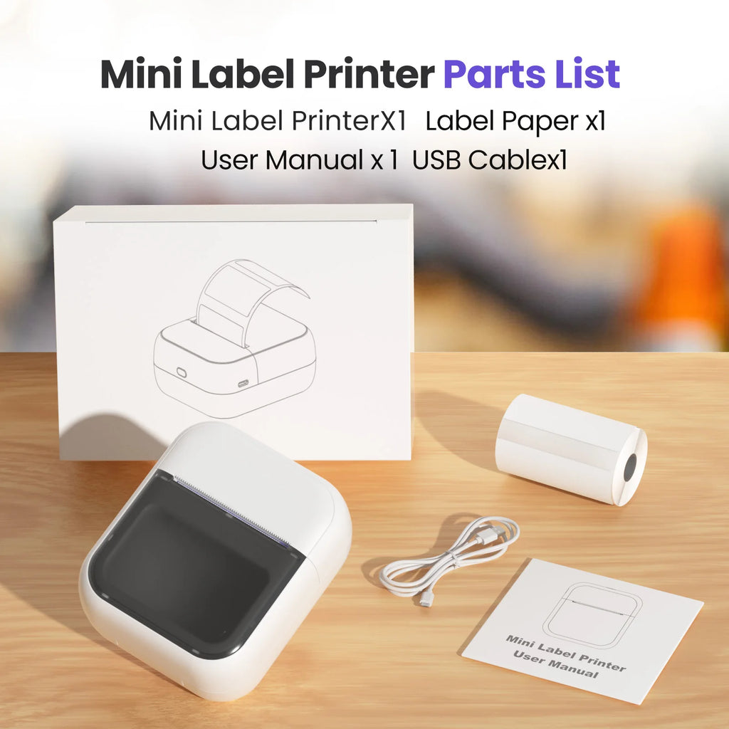 C50 Mini Tattoo Printer Portable Inkless Transfer Machine 2 Inch 15‑57mm Compatible With Phone PC iPad For Tattoo Pattern Logo