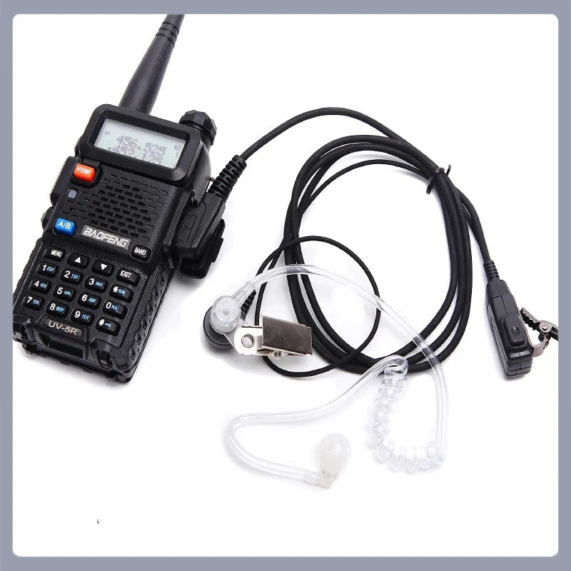 Headset Acoustic 2-Pin K Type for Baofeng Walkie Talkie UV5R UV-13 Pro Air Tube Earpiece UV-21 QuanSheng UV5R Plus UV-K5 UV-K6