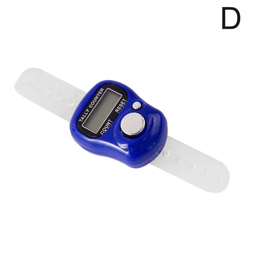 Mini Electronic Finger Counter Hand Tally Clicker Counter Ring Digital Counters Knitting Row Counter New