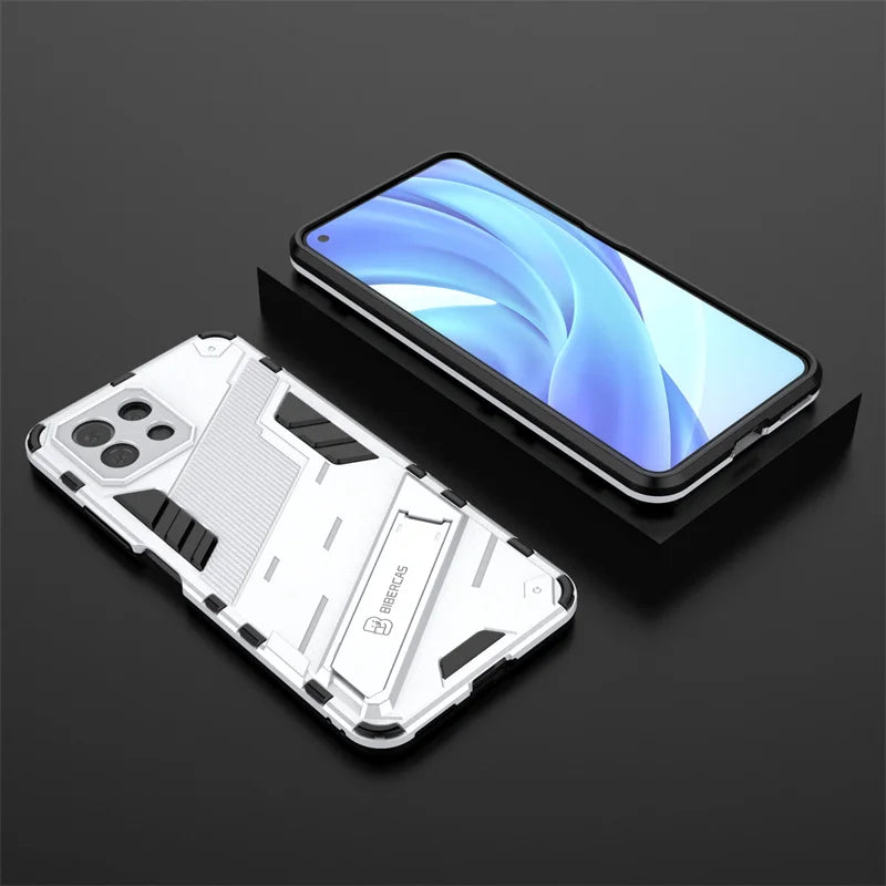 For Xiaomi Mi 11 Lite Case Armor Shockproof Magnetic Back Cover for Mi11 Lite 5G NE Mi 11 Light 11Lite Stand Holder Phone Cases