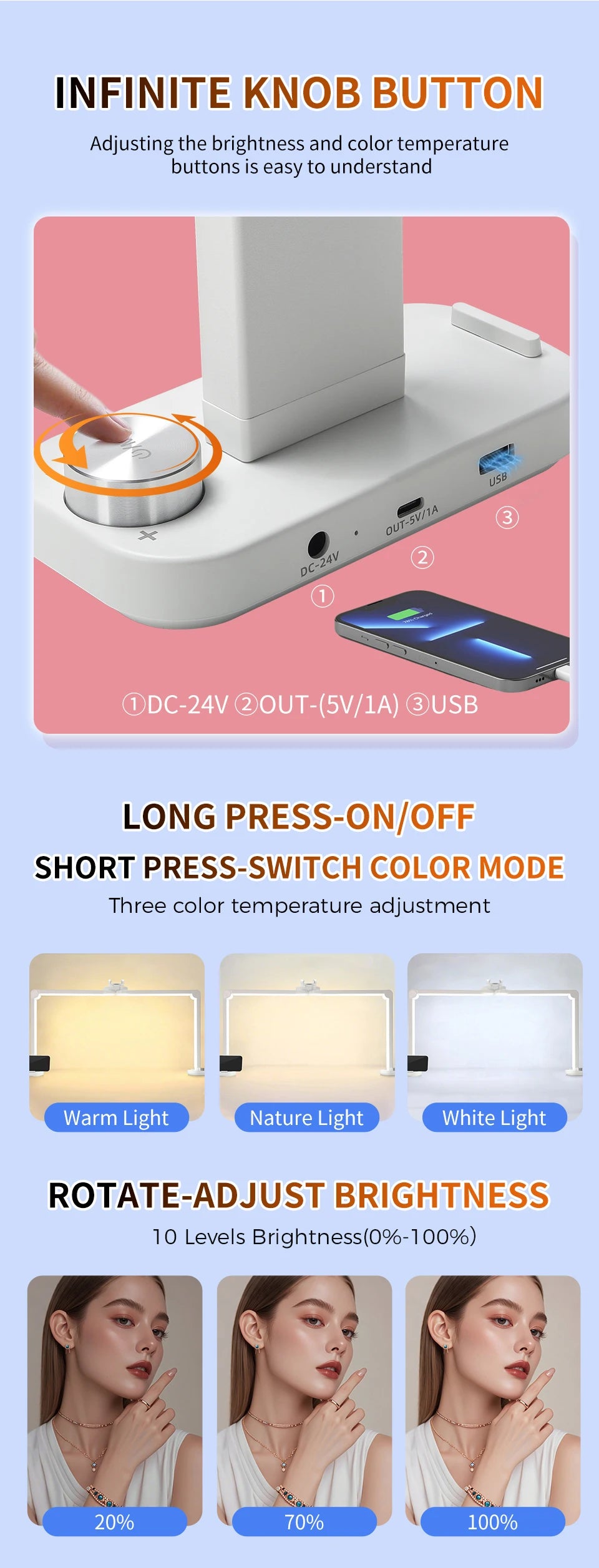 Half moon nail lamp, nail technology lamp,LED nail technology lamp,LED nail lamp,3 color temperature adjustable brightness