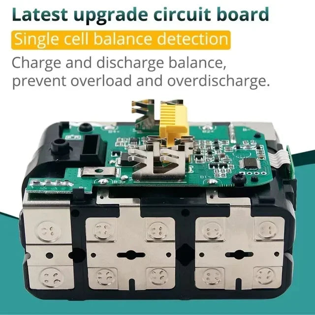 Super For Makita 18v 6000mAh Rechargeable Power Tools Battery With Led Li-ion Replacement Lxt Bl1860b Bl1860 Bl1850+3A Charger