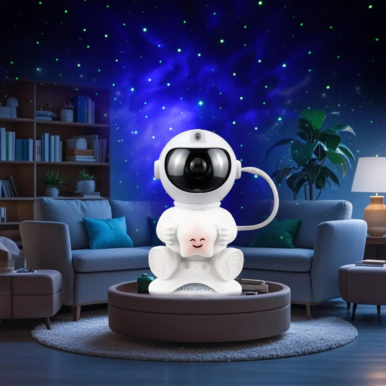 Galaxy Star Projector Night Light Astronaut Space Ceiling LED Lamp for Bedroom Home Decor Kids Gift - Starry Nebula Projector
