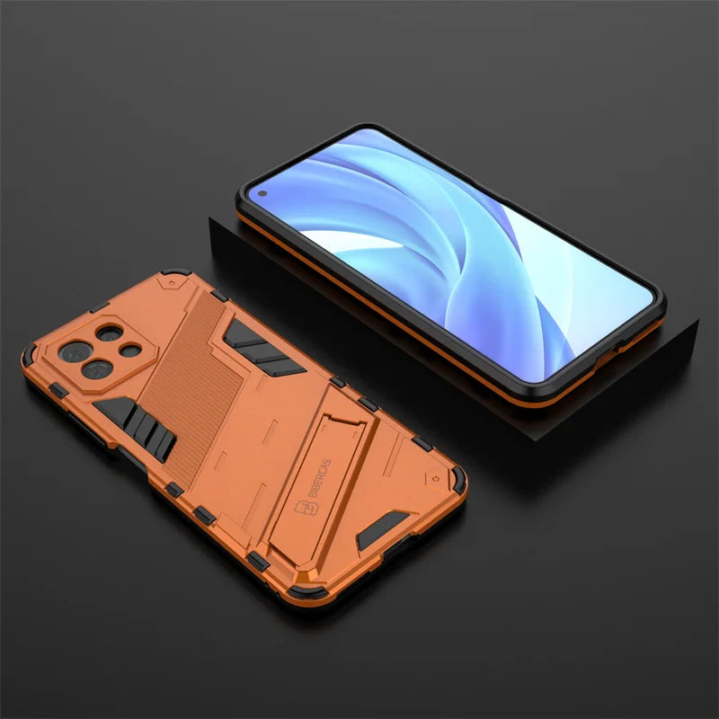 For Xiaomi Mi 11 Lite Case Armor Shockproof Magnetic Back Cover for Mi11 Lite 5G NE Mi 11 Light 11Lite Stand Holder Phone Cases