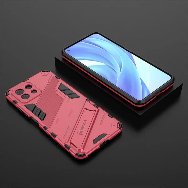 For Xiaomi Mi 11 Lite Case Armor Shockproof Magnetic Back Cover for Mi11 Lite 5G NE Mi 11 Light 11Lite Stand Holder Phone Cases