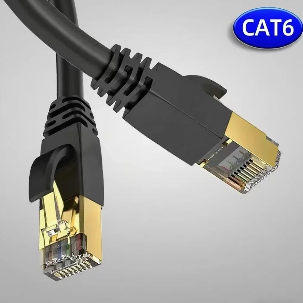MY-28 2026 New Cat6 Ethernet Cable Gigabit High Speed 100Mbps Internet Cable RJ45 Shielded Network LAN Cord for Laptop Router PC