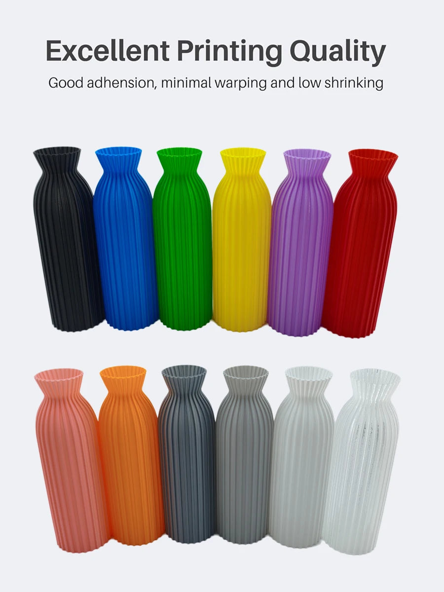 Color 22LBS PLA Filament 1.75mm 10kg 3D Printer Filament Standard 1kg/roll Plastic Spool PLA Multiple Colors Material, 10 Roll