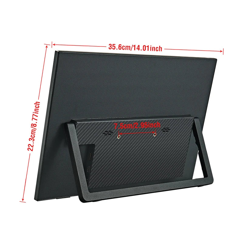 Anmite 15.6 inch Portable Touch Monitor 1080P HDR IPS Gaming Monitor USB TYPE C HDMI for Phone Laptop Desktop Switch PS4 XBOX