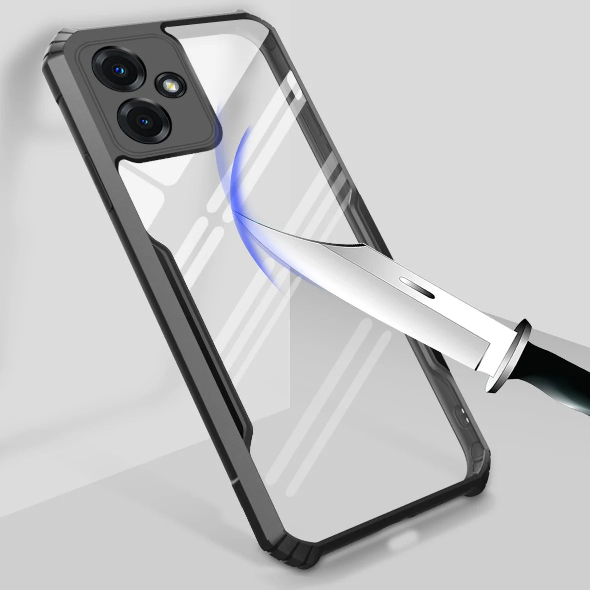For Motorola Moto G05 G15 Power G35 G45 G55 G75 G85 4G 5G Case Black Full Protective Cover